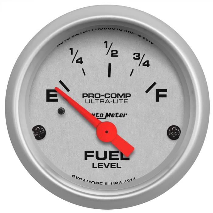 AutoMeter - AutoMeter Ultra-Lite Electric Fuel Level Gauge 4314