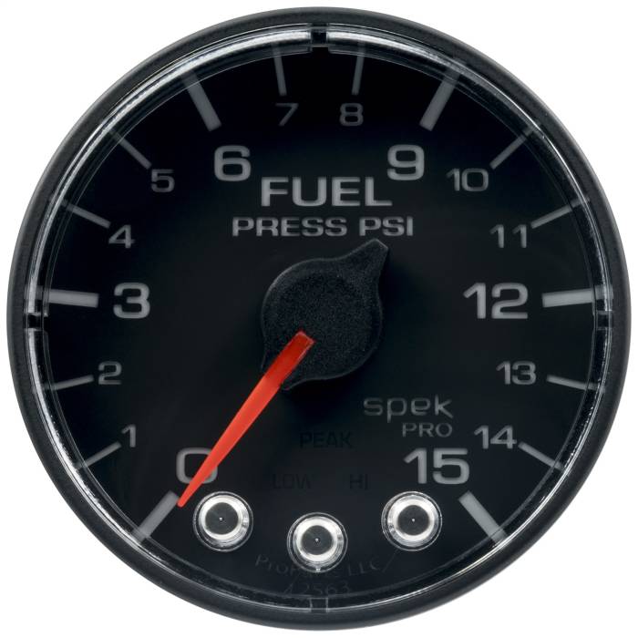 AutoMeter - AutoMeter Spek-Pro NASCAR Fuel Pressure Gauge P515328