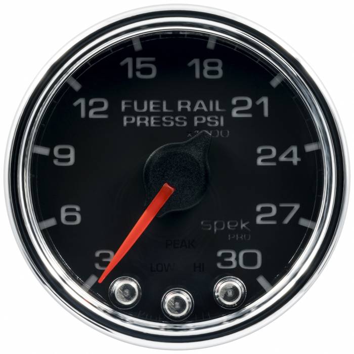 AutoMeter - AutoMeter Spek-Pro Fuel Rail Pressure Gauge P32131