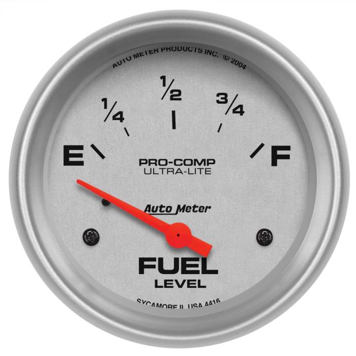 AutoMeter - AutoMeter Ultra-Lite Electric Fuel Level Gauge 4416