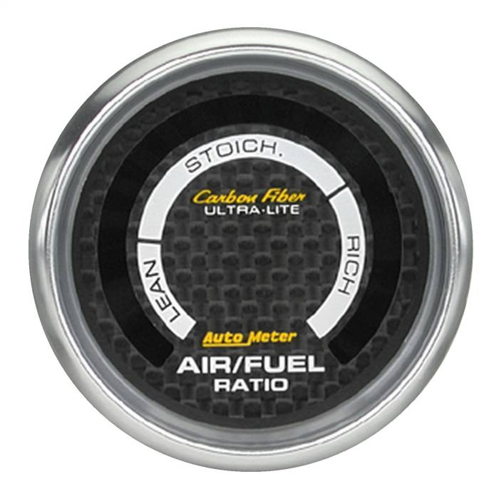 AutoMeter - AutoMeter Carbon Fiber Electric Air Fuel Ratio Gauge 4775