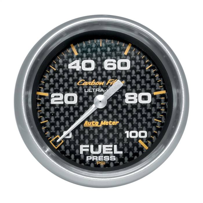 AutoMeter - AutoMeter Carbon Fiber Electric Fuel Pressure Gauge 4863