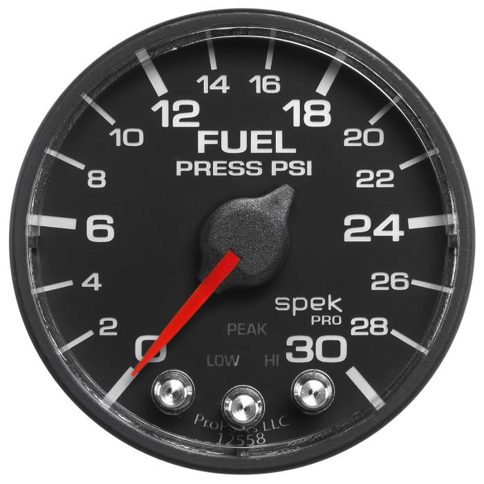 AutoMeter - AutoMeter Spek-Pro Electric Fuel Pressure Gauge P316328