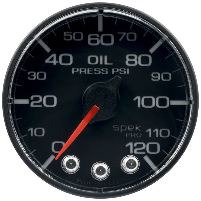 AutoMeter - AutoMeter Spek-Pro Electric Oil Pressure Gauge P325324