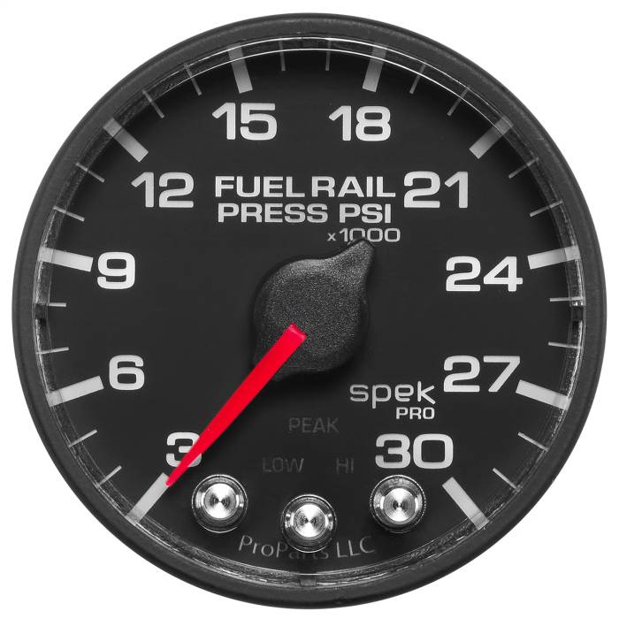 AutoMeter - AutoMeter Spek-Pro Fuel Rail Pressure Gauge P321328