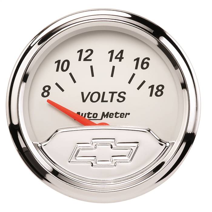 AutoMeter - AutoMeter Chevy Vintage Electric Voltmeter Gauge 1391-00408