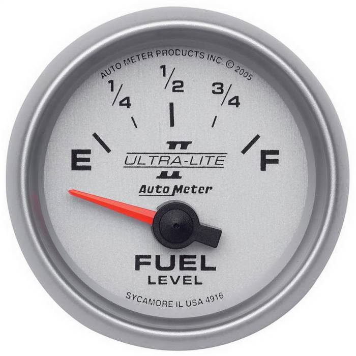 AutoMeter - AutoMeter Ultra-Lite II Electric Fuel Level Gauge 4916