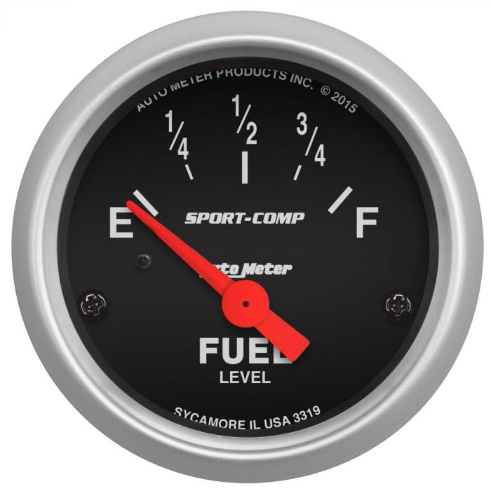 AutoMeter - AutoMeter Sport-Comp Electric Fuel Level Gauge 3319