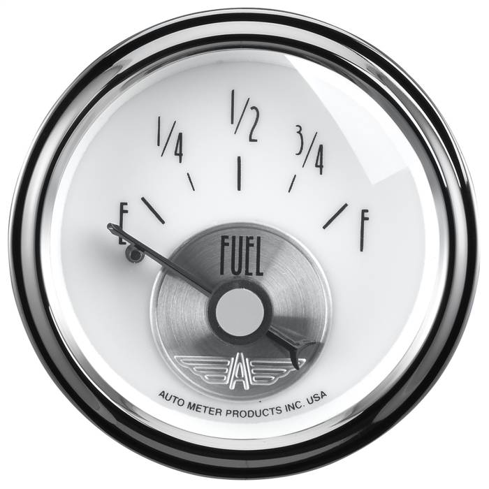 AutoMeter - AutoMeter Prestige Series Pearl Fuel Level Gauge 2018