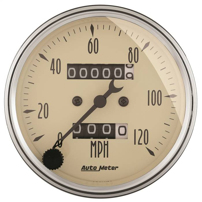 AutoMeter - AutoMeter Antique Beige Mechanical Speedometer 1896