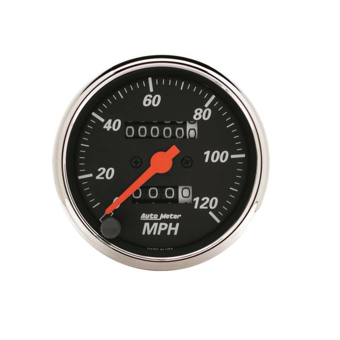 AutoMeter - AutoMeter Designer Black Mechanical Speedometer 1476