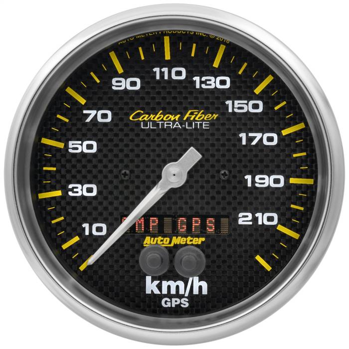 AutoMeter - AutoMeter Carbon Fiber In-Dash Electric Speedometer 4881-M