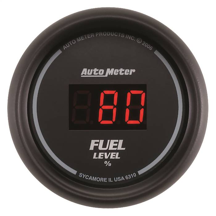 AutoMeter - AutoMeter Sport-Comp Digital Programmable Fuel Level Gauge 6310