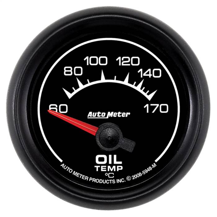 AutoMeter - AutoMeter ES Electric Oil Temperature Gauge 5948-M