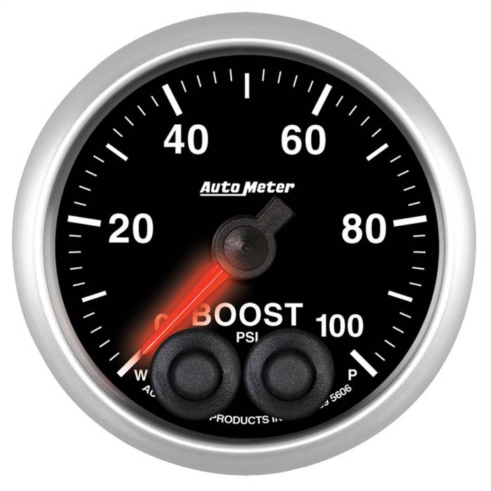 AutoMeter - AutoMeter Elite Series Boost Gauge 5606