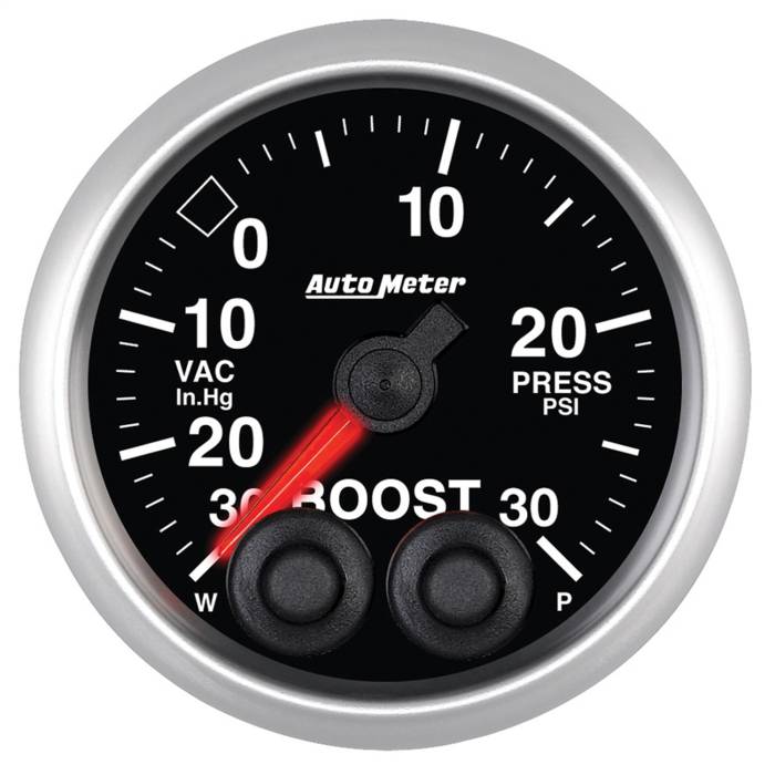 AutoMeter - AutoMeter Elite Series Boost/Vacuum Gauge 5677