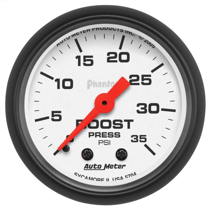 AutoMeter - AutoMeter Phantom Mechanical Boost Gauge 5704