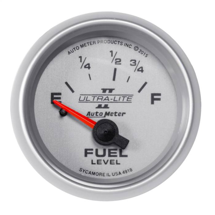 AutoMeter - AutoMeter Ultra-Lite II Electric Fuel Level Gauge 4918