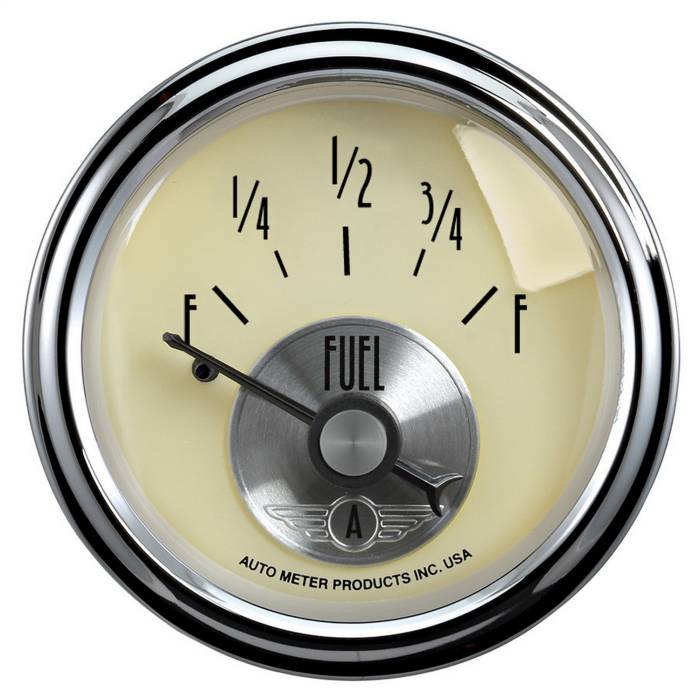 AutoMeter - AutoMeter Prestige Series Antique Ivory Fuel Level Gauge 2017