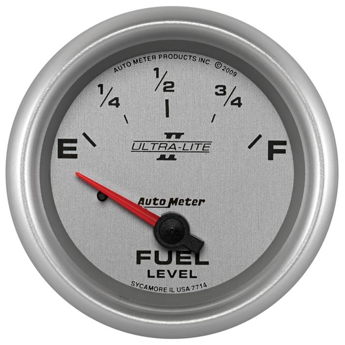 AutoMeter - AutoMeter Ultra-Lite II Electric Fuel Level Gauge 7714