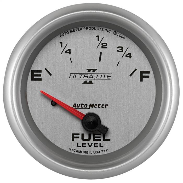 AutoMeter - AutoMeter Ultra-Lite II Electric Fuel Level Gauge 7715