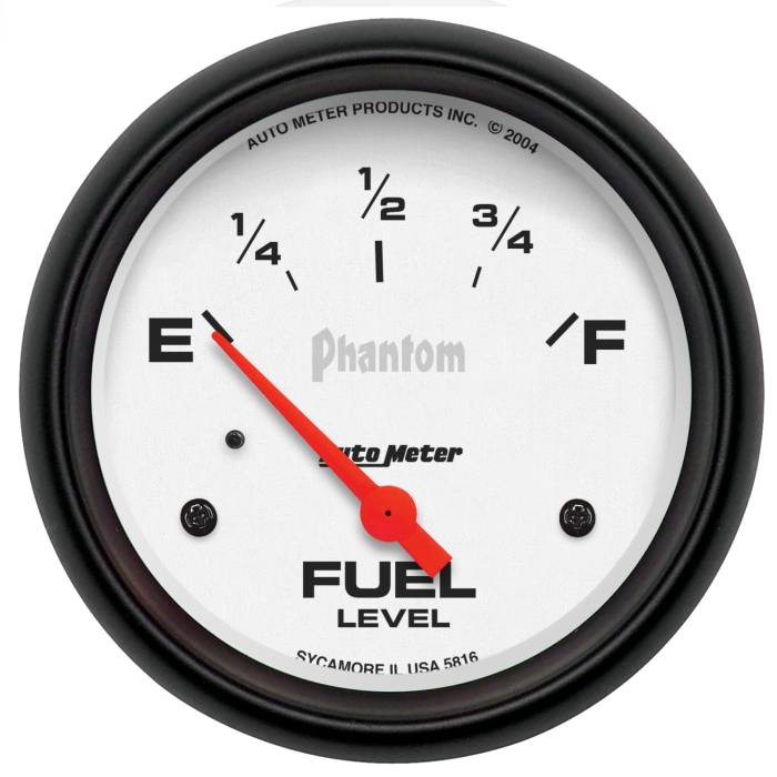 AutoMeter - AutoMeter Phantom Electric Fuel Level Gauge 5816