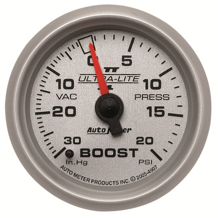 AutoMeter - AutoMeter Ultra-Lite II Mechanical Boost/Vacuum Gauge 4907