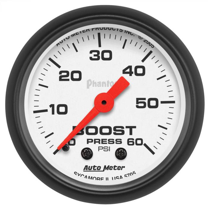 AutoMeter - AutoMeter Phantom Mechanical Boost Gauge 5705