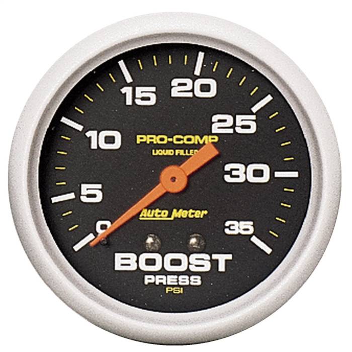 AutoMeter - AutoMeter Pro-Comp Liquid-Filled Mechanical Boost Gauge 5404