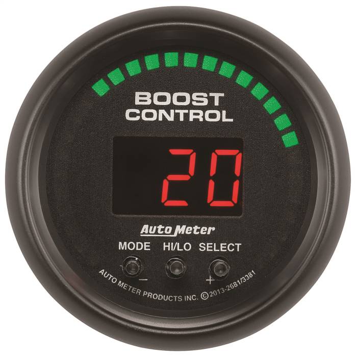 AutoMeter - AutoMeter Z-Series Digital Boost Gauge 2681