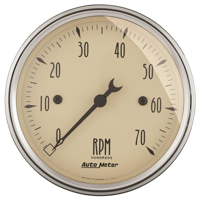 AutoMeter - AutoMeter Antique Beige Electric Tachometer 1898