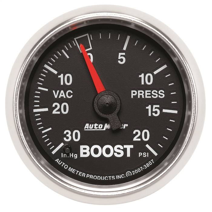 AutoMeter - AutoMeter GS Mechanical Boost/Vacuum Gauge 3807