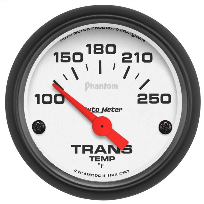 AutoMeter - AutoMeter Phantom Electric Transmission Temperature Gauge 5757