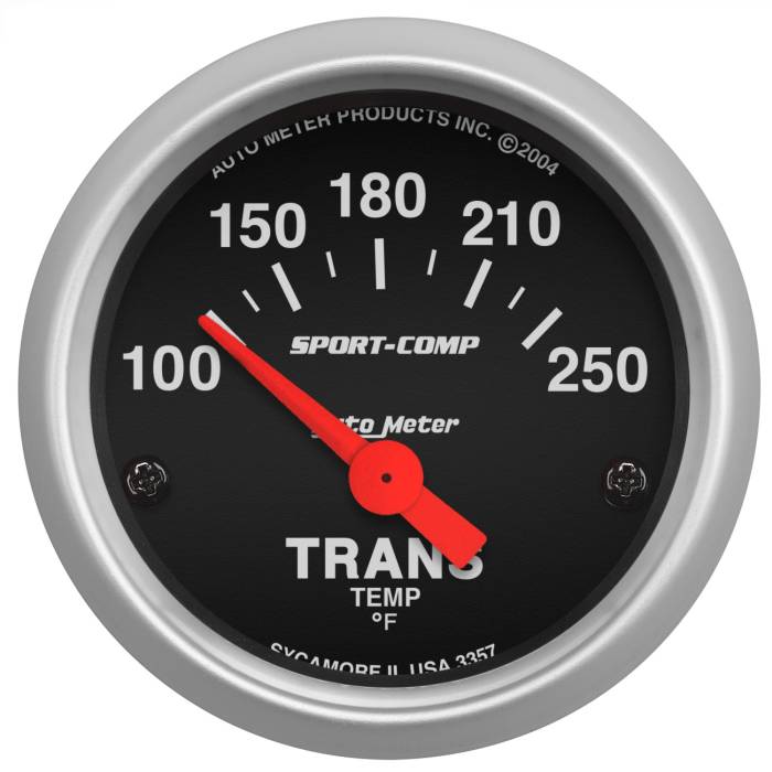 AutoMeter - AutoMeter Sport-Comp Electric Transmission Temperature Gauge 3357