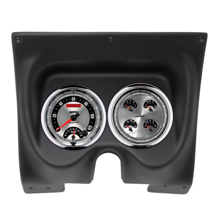 AutoMeter - AutoMeter American Muscle Direct Fit Gauge Kit 2129-01