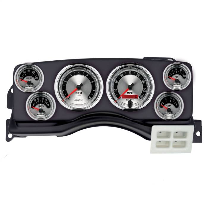 AutoMeter - AutoMeter American Muscle Direct Fit Gauge Kit 2924-01