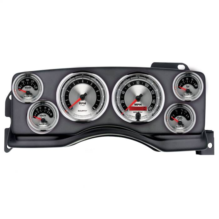 AutoMeter - AutoMeter American Muscle Direct Fit Gauge Kit 2927-01