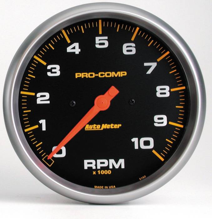 AutoMeter - AutoMeter Pro-Comp Electric In-Dash Tachometer 5160