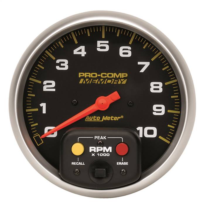 AutoMeter - AutoMeter Pro-Comp Water Resistant Memory Tachometer 6801