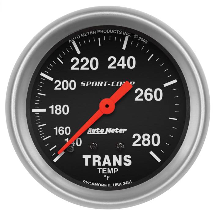 AutoMeter - AutoMeter Sport-Comp Mechanical Transmission Temperature Gauge 3451