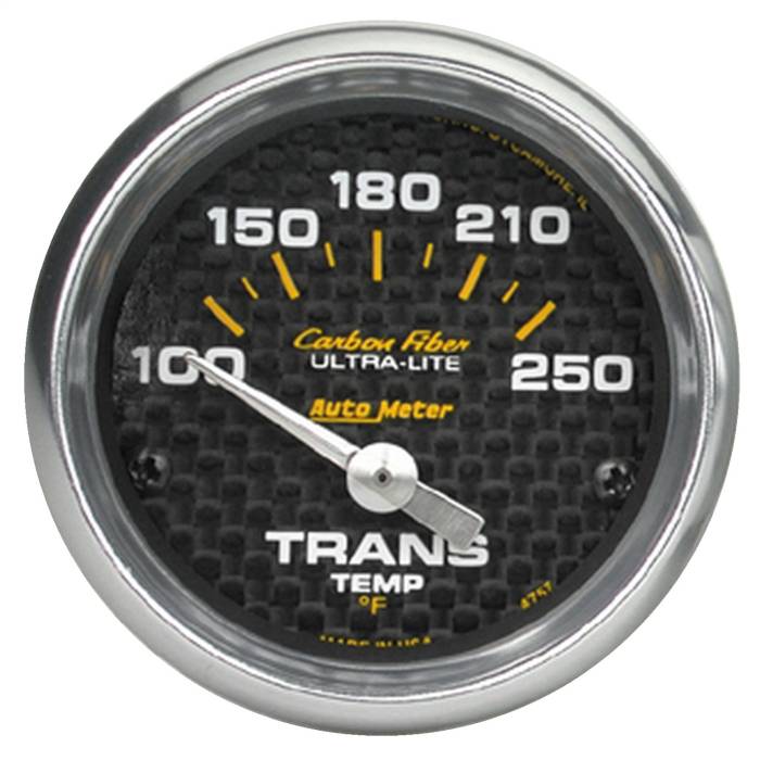 AutoMeter - AutoMeter Carbon Fiber Electric Transmission Temperature Gauge 4757