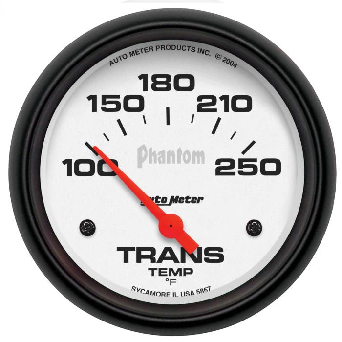 AutoMeter - AutoMeter Phantom Electric Transmission Temperature Gauge 5857