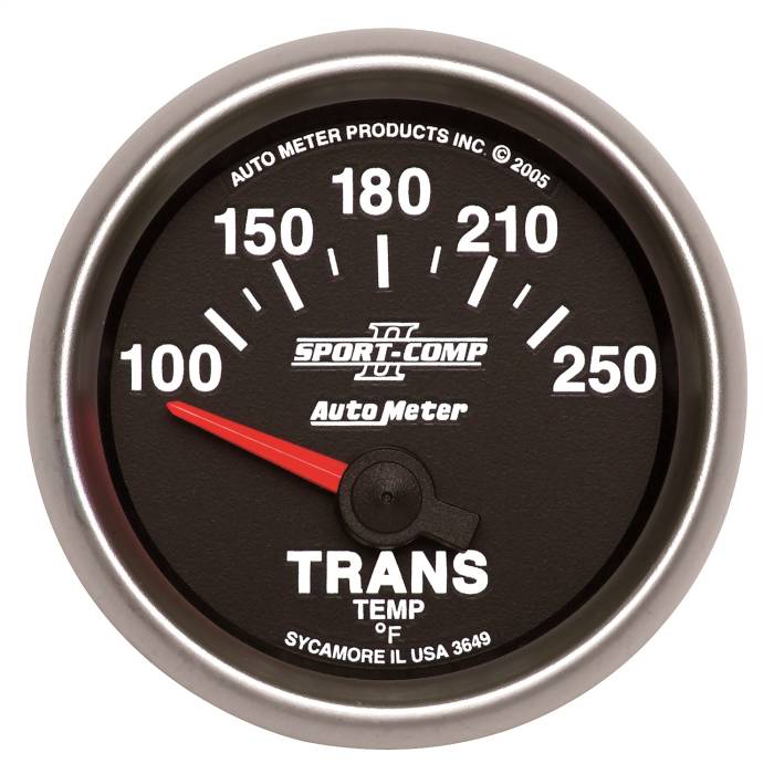 AutoMeter - AutoMeter Sport-Comp II Electric Transmission Temperature Gauge 3649