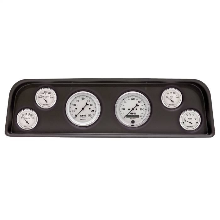 AutoMeter - AutoMeter Old Tyme White Direct Fit Gauge Kit 2104-08