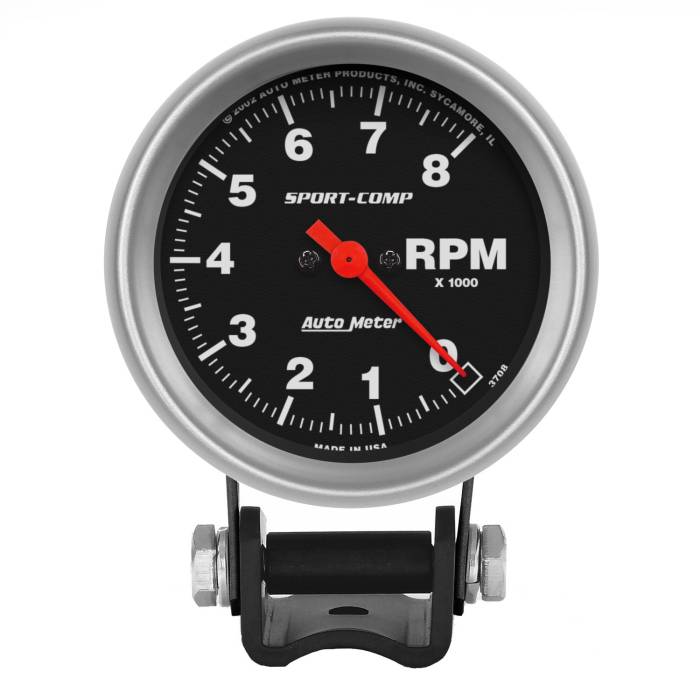 AutoMeter - AutoMeter Sport-Comp Mini Competition Tachometer 3708