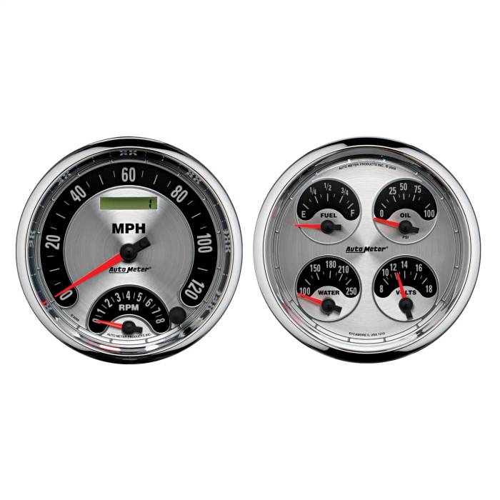 AutoMeter - AutoMeter American Muscle Quad Gauge/Tach/Speedo Kit 1205