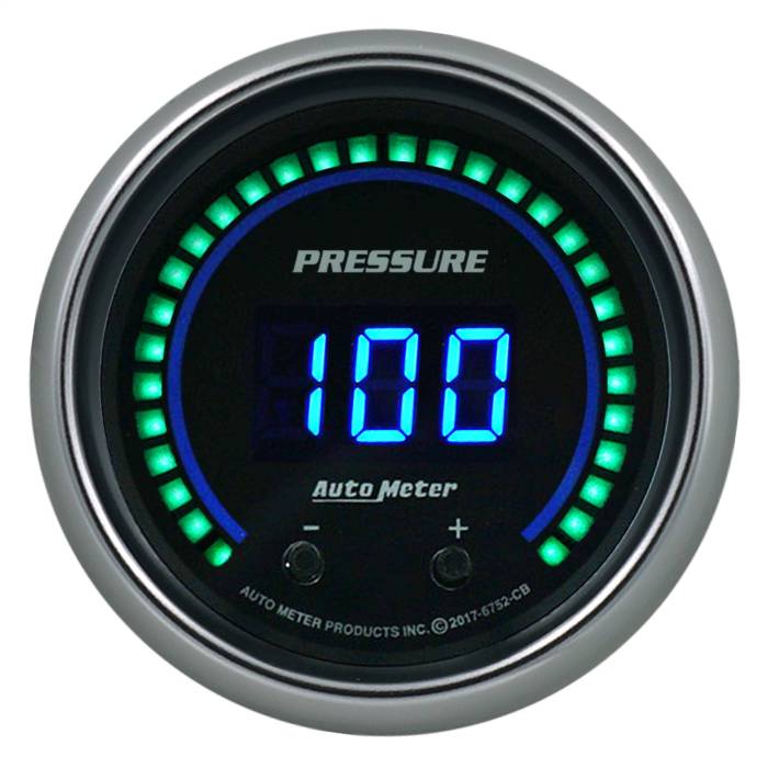 AutoMeter - AutoMeter Cobalt Elite Digital Two Channel Pressure Gauge 6752-CB