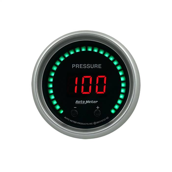 AutoMeter - AutoMeter Sport-Comp Elite Digital Two Channel Pressure Gauge 6752-SC