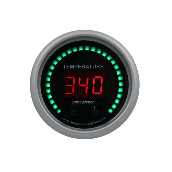 AutoMeter - AutoMeter Sport-Comp Elite Digital Two Channel Fluid Temp Gauge 6754-SC