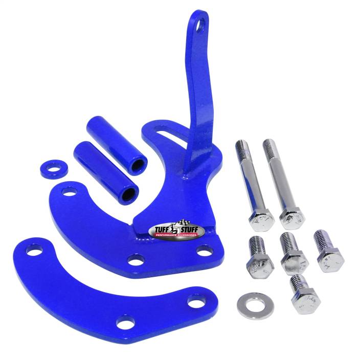 Tuff Stuff Performance - Tuff Stuff Performance Power Steering Pump Bracket 6504BBLUE